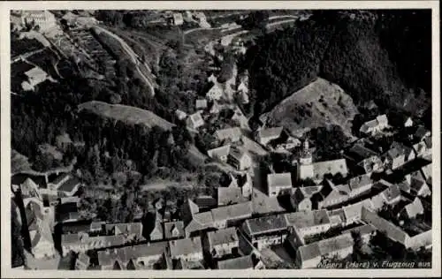 Ak Wippra Sangerhausen am Harz, Fliegeraufnahme