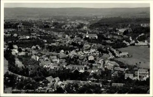 Ak Oberachern Achern in Baden Schwarzwald, Fliegeraufnahme