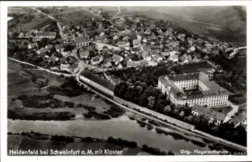 Ak Wertach im Allgäu, Fliegeraufnahme, Kloster