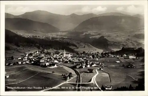 Ak Oberstaufen im Allgäu, Fliegeraufnahme