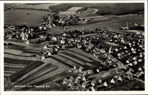 Ak Ramstein Miesenbach in der Pfalz, Fliegeraufnahme