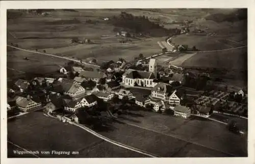 Ak Wiggensbach im Allgäu, Fliegeraufnahme