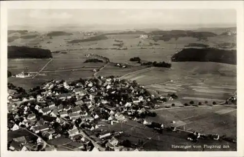 Ak Hawangen in Schwaben Unterallgäu, Fliegeraufnahme