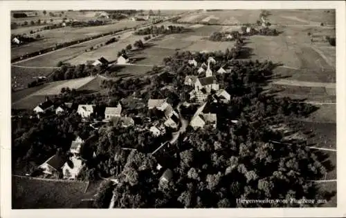 Ak Hergensweiler im Allgäu, Fliegeraufnahme