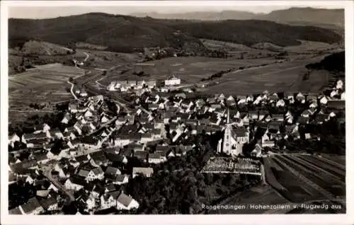 Ak Rangendingen im Zollernalbkreis, Fliegeraufnahme