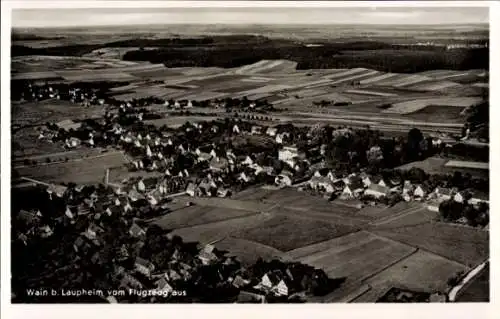 Ak Wain in Württemberg, Fliegeraufnahme