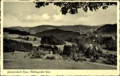 Ak Rospe Gummersbach im Oberbergischen Kreis, Gesamtansicht, Gasthof u. Fremdenpension