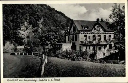 Ak Cochem an der Mosel, Waldhotel zur Winnenburg