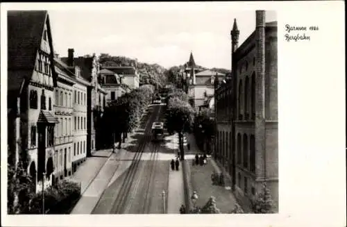 Ak Barmen Wuppertal, Bergbahn im Jahr 1926, Zahnradbahn