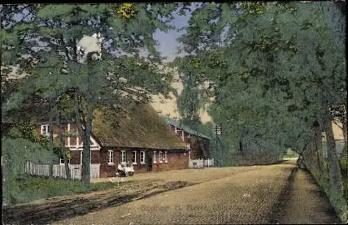 Ak Hamburg Harburg Marmstorf Lürade, Gasthaus Meyer