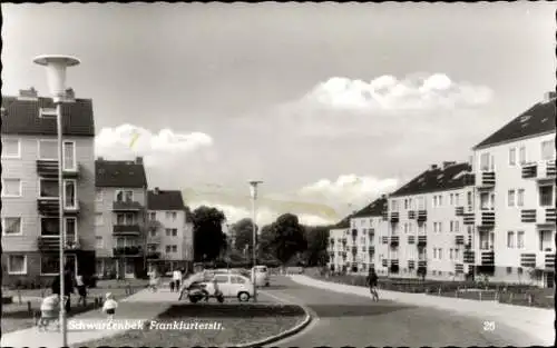 Ak Schwarzenbek, Wohnhäuser der Frankfurterstraße