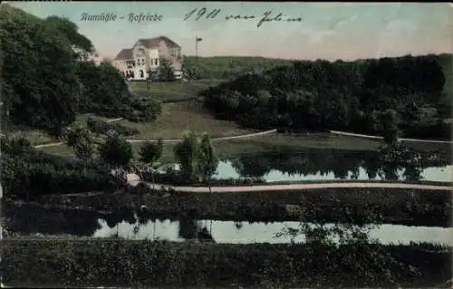 Ak Hofriede Aumühle im Herzogtum Lauenburg, Teilansicht