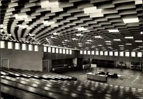 Ak Heide in Holstein, Großer Lehrsaal der Meisterlehrwerkstatt F. D. KFZ.-Handwerk, Innenansicht