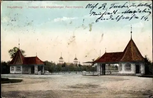 Ak Magdeburg an der Elbe, Anlagen des Magdeburger Renn-Vereins