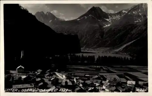 Ak Längenfeld in Tirol, Teilansicht