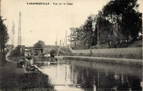 Ak Varangeville Meurthe et Moselle, Kanal