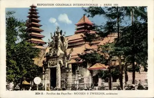 Ak Paris, Exposition Coloniale Internationale 1931, Pavillon des Pays-Bas