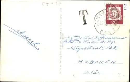 Ak Elleringhausen Olsberg im Sauerland, Teilansicht, Bruchhauser Steine