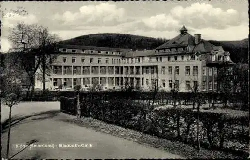 Ak Bigge Olsberg im Sauerland, Elisabeth-Klinik