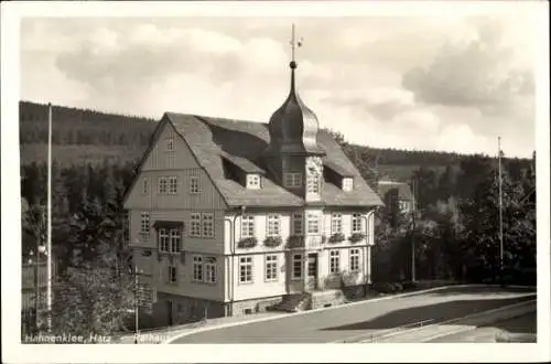 Ak Hahnenklee Bockswiese Goslar im Harz, Rathaus