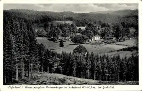 Ak Meinerzhagen im Sauerland, Genkeltal, Panorama