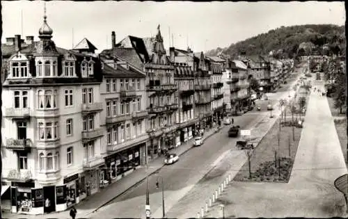 Ak Bad Nauheim in Hessen, Parkstraße, Teilansicht