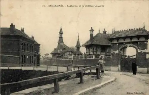 Ak Rosendael Dunkerque Dünkirchen Nord, L'Abattoir et le Chateau Coquelle