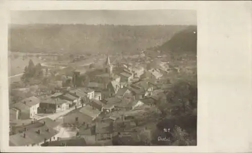 Ak Chatel Chéhéry Ardennes, Gesamtansicht