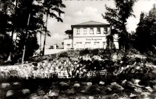 Ak Bendestorf in Niedersachsen, Blick auf das Haus Bergfried, Hotel und Pension Kurth