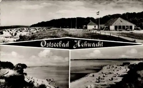 Ak Hohwacht an der Ostsee, Strand, Teilansichten