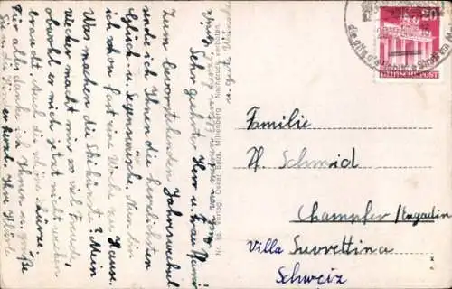 Ak Miltenberg am Main Unterfranken, Teilansicht, Stadtmitte