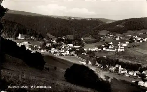 Ak Warmensteinach Oberfranken Bayern, Totalansicht, Fichtelgebirge