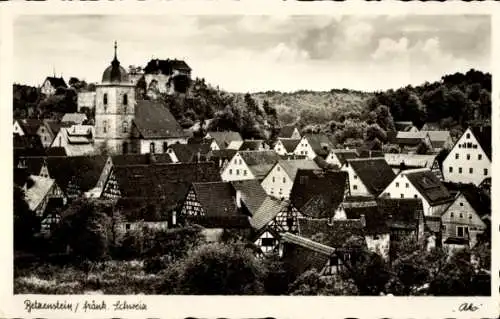 Ak Betzenstein in Oberfranken, Gesamtansicht, Kirchturm