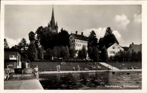 Ak Heroldsberg in Mittelfranken, Schlossbad