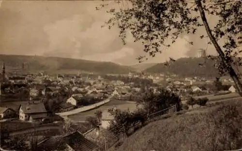 Ak Kelheim an der Donau Niederbayern, Blick vom Herzberg