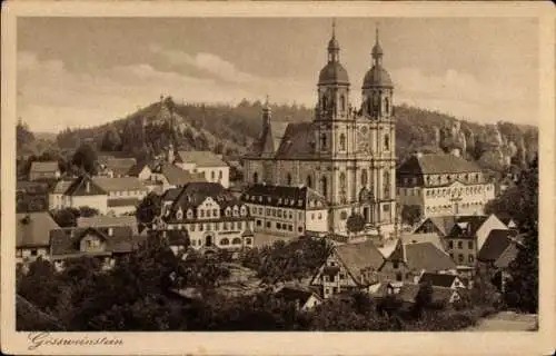 Ak Gößweinstein in Oberfranken, Teilansicht, Kirche