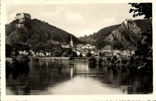 Ak Riedenburg in Niederbayern, Altmühl, Totalansicht