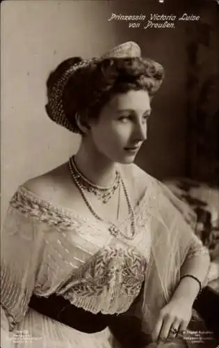 Ak Prinzessin Victoria Luise von Preußen, Portrait