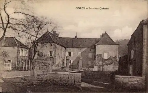 Ak Gorcy Meurthe et Moselle, Le vieux Chateau