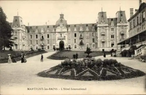 Ak Martigny les Bains Lothringen Vogesen, Hotel International