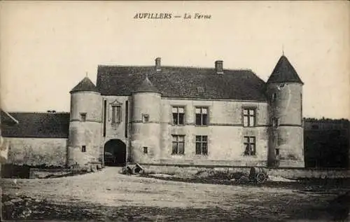 Ak Auvillers les Forges Ardennes, La Ferme