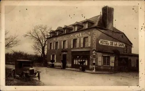 Ak Aveyron, Bahnhof und Bahnhofshotel