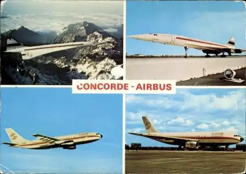 Ak Concorde Flugzeug, Airbus A300B