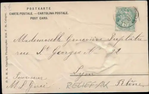 Relief Ak Porträt einer Frau mit Schleier