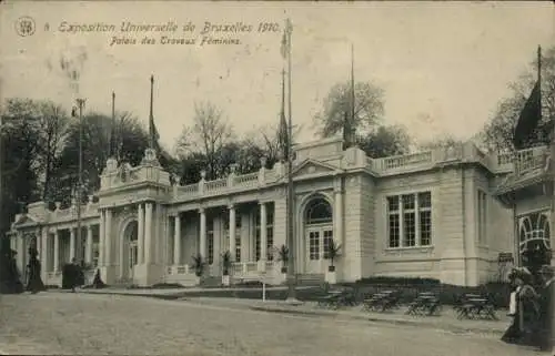 Ak Brüssel Belgien, Palais für Frauenarbeit