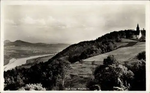 Ak Dubice Dubitz Řehlovice Großtschochau Region Aussig, Dubický kostelík, Dubitzer Kirchlein