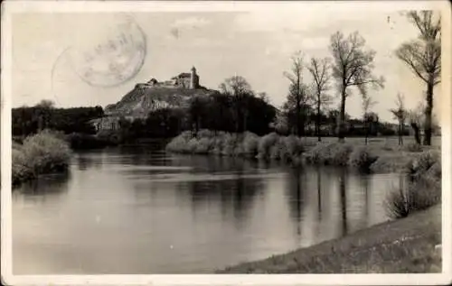 Ak Ráby Raab Region Pardubice, Kunětická hora, Kunietitzer Berg, Burg Kunietitz