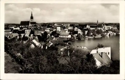 Ak Jindřichův Hradec Neuhaus Südböhmen, Gesamtansicht