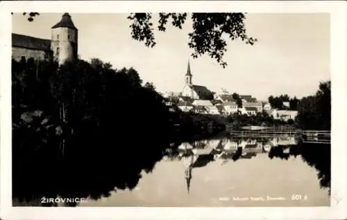 Ak Žirovnice Region Hochland, Teilansicht, Burg