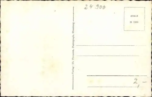 Ak Flensburg in Schleswig Holstein, Wassersleben Dänemark, Grenzdamm